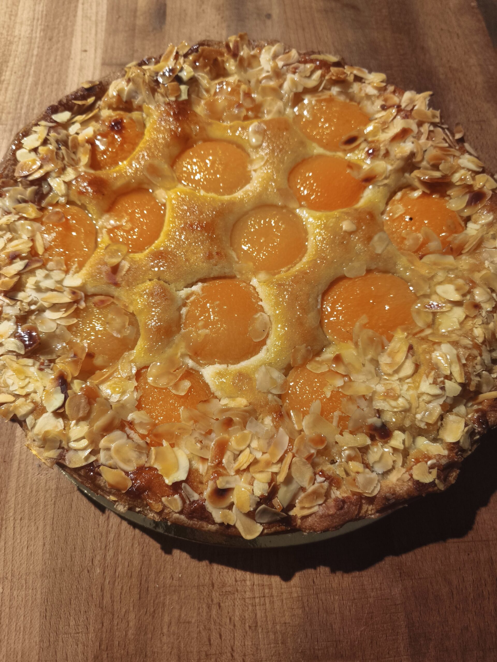 Frangipane Abrikoos Taart - enkel in het weekend